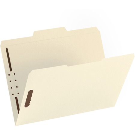 BUSINESS SOURCE 2-ply Tab Letter Fastener Folders, PK50 17213